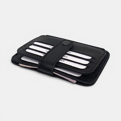 Lederax Hakiki Deri Minimalist Çıtçıtlı Kartlık Cüzdan LD665