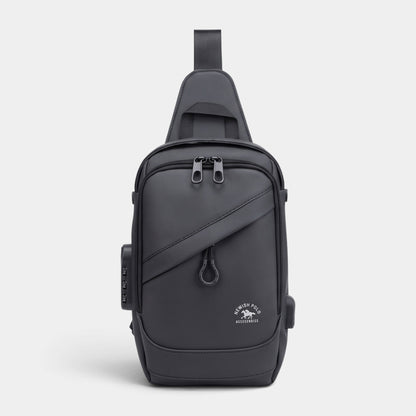 Lederax Şifreli Kilitli USB Çıkışlı Çapraz Göğüs ve Omuz Çantası Bodybag LD680