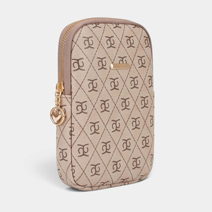 Lederax Monogram Desenli Mini Telefon Çantası LD681