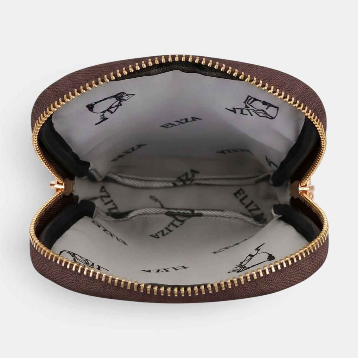 Lederax Monogram Desenli Mini Telefon Çantası LD681