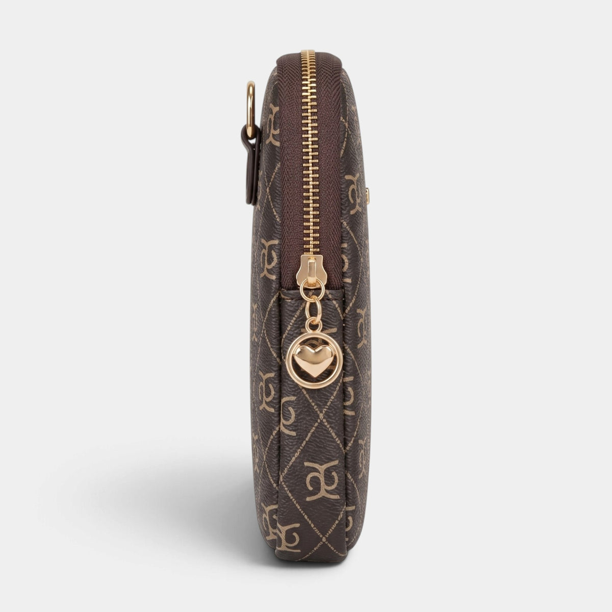 Lederax Monogram Desenli Mini Telefon Çantası LD681