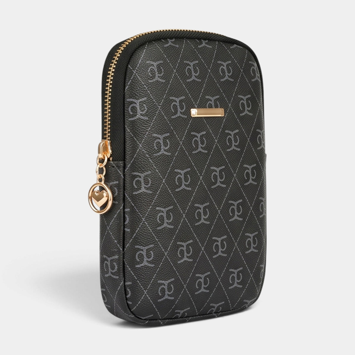 Lederax Monogram Desenli Mini Telefon Çantası LD681