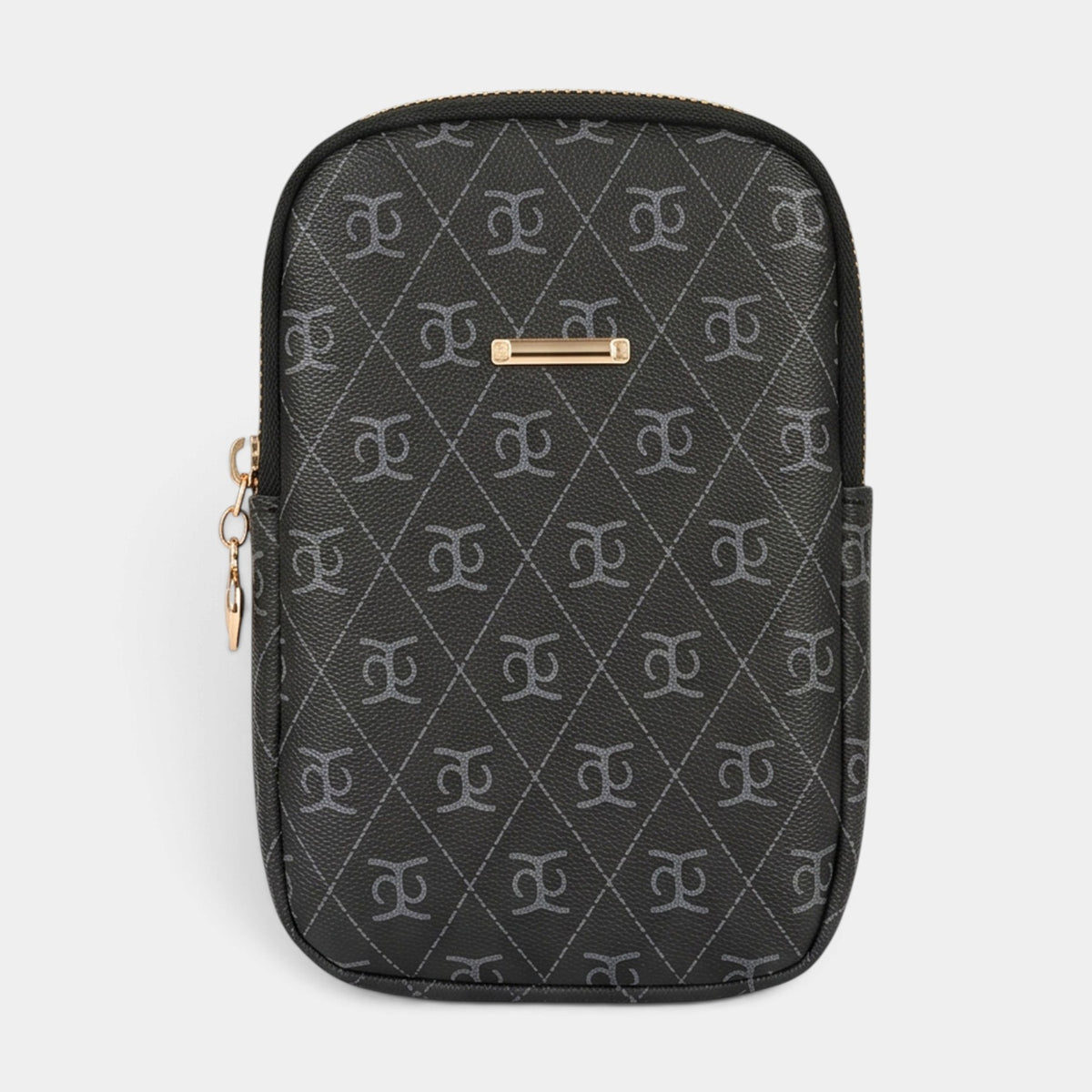 Lederax Monogram Desenli Mini Telefon Çantası LD681