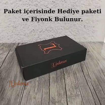 Lederax Telefon Bölmeli Kilitli Suni Deri Kadın Kartlık Cüzdan LD254