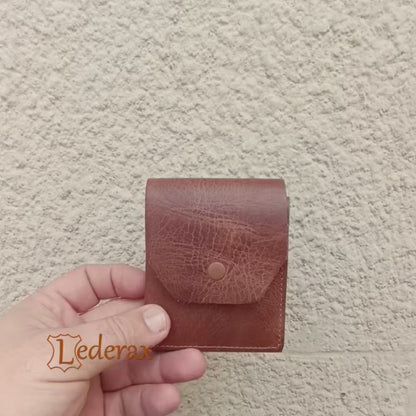 Lederax Hakiki Crazy Deri Minimalist Kartlık Cüzdan LD700
