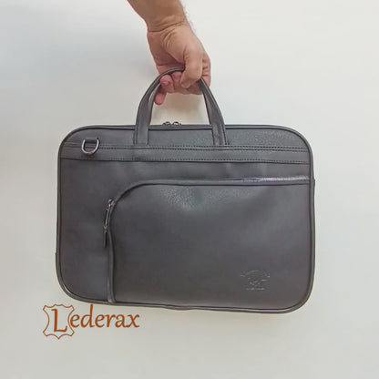 Lederax Suni Deri 15.6 İnç Slim Laptop Çantası LD618