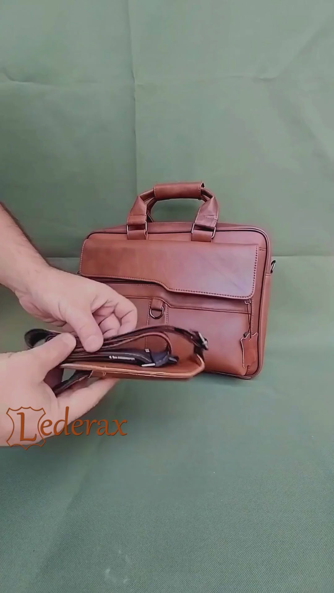 Lederax Hakiki Deri Evrak Portföy Laptop Çantası LD481